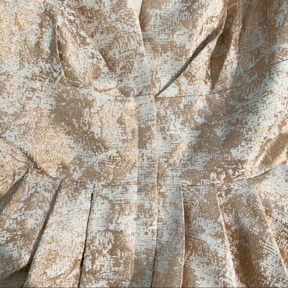 Rachael Zoe ”Daria” Metallic Barcode Dress - Picture 7 of 7